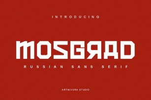 Mosgrad - Sans Serif Fonts Font Download
