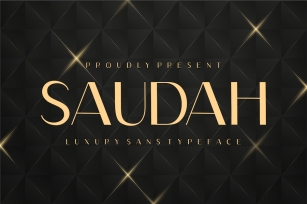 SAUDAH LUXURY SANS Font Download