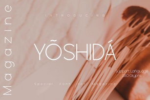 Yoshida Magazine Font Font Download