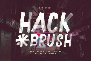Hack Brush & SVG Font Font Download
