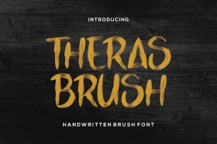 Theras Brush Fonts Font Download