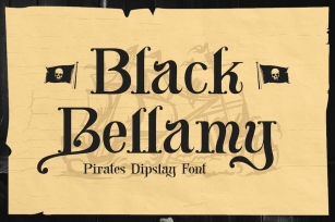 Black Bellamy - Pirates Display Font Font Download