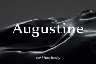Augustine - A Strong Serif Typeface Font Download