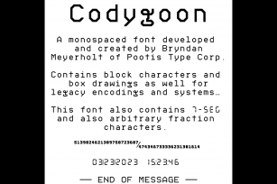 Codyg Font Download
