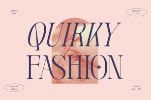 Quirky Fashion - Logo Font Font Download