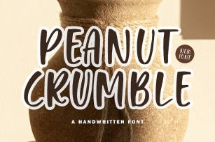 Peanut Crumble Handwriting Font Font Download