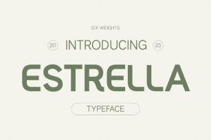 Estrella - Modern Sans Serif Font Download