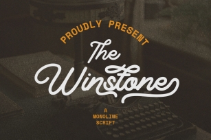 Winstone Monoline Font Download
