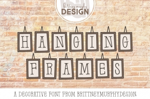 Hanging Frames Font Download