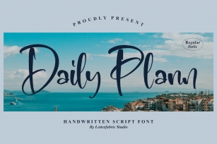 Daily Plann Handwritten Font Font Download