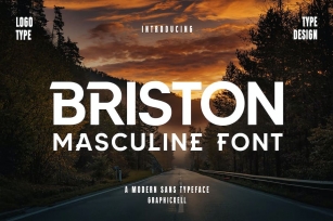 Briston Sans Serif Font Typeface Font Download