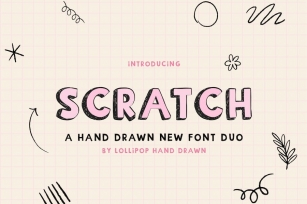 Scratch Font Duo Font Download