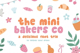 Mini Bakers Co Font Trio Font Download