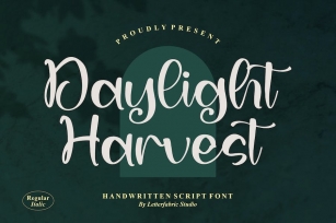 Daylight Harvest Handwritten Font Font Download