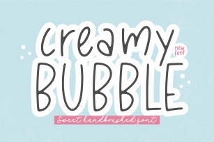 Creamy Bubble Font Download