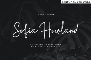 Sofia Howland Font Download