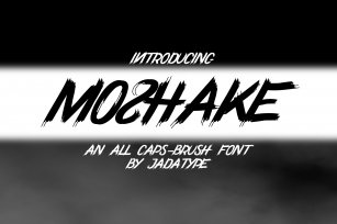 Moshake Font Download