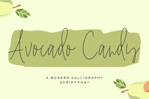 Avocado Candy Font Download