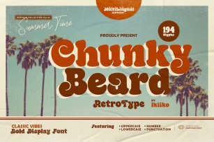 Chunky Beard - Retro Type Font Download