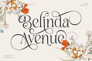Belinda Avenue || Stylish Classic Serif Font Download