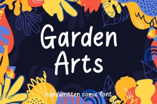 Garden Arts - Handwritten Comic Font Font Download