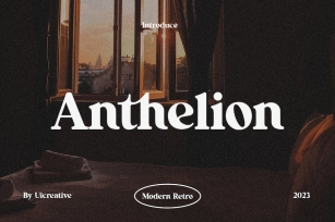 Anthelion Modern Retro Serif Font Font Download