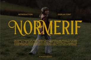 Normerif - Elegant Display Serif Font Download