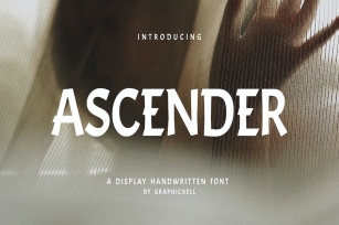 Ascender Elegant Handwritten Font Typeface Font Download
