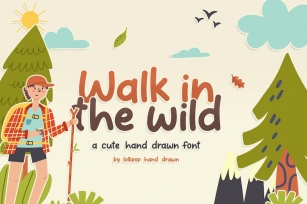 Walk in the Wild Font Font Download