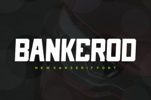 Bankerod - Modern Sport Font Font Download