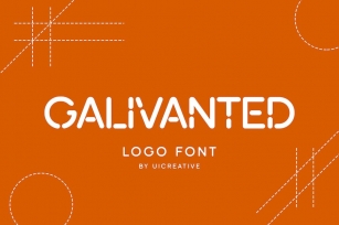 Galivanted Logo Stencil Sans Serif Font Font Download