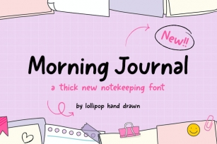 Morning Journal Font Font Download