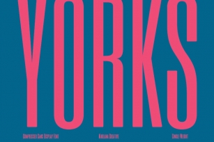 Yorks Compressed Sans Font Font Download
