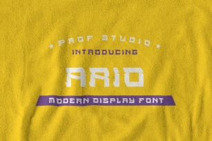 Ario - Modern Display Typeface Font Download
