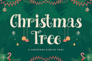 Christmas Tree - A Christmas Display Font Font Download