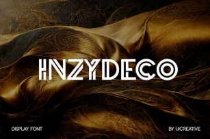 INZYDECO Decorative Display Font Font Download