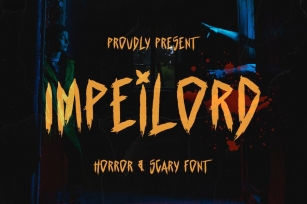 Impeilord - Horror and Scary Font Font Download