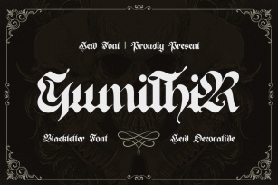 Gumithir - Blackletter Font Font Download