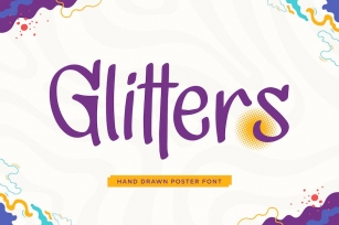 Glitters - Hand Drawn Poster Font Font Download