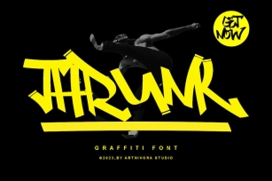 Thrunk -  Graffiti Font Font Download