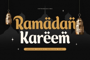 Ramadan Kareem - Modern Islamic Ramadan Font Font Download