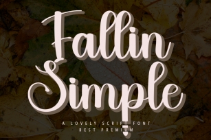 Fallin Simple Font Download