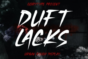 Duft Lacks Urban Rough Display Font Font Download