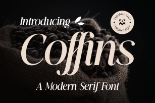 Coffins - A Modern Serif Font Font Download