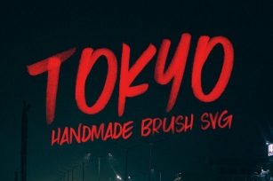 Tokyo Brush & SVG Font Font Download