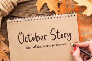 October Story Font Download