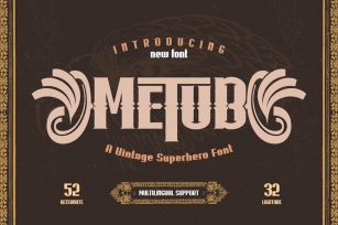 Metub – Display Hero Font Font Download