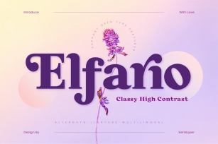 Elfario Font Font Download