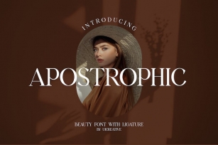 APOSTROPHIC Beauty Serif Font Font Download