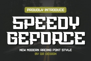 Speedy Geforce Font Download